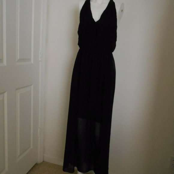 Alice + Olivia Silk Halter Maxi Dress Size Small - Picture 2 of 8
